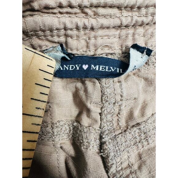 Brandy Melville Kim Cargo Pants Tan - Picture 5 of 9